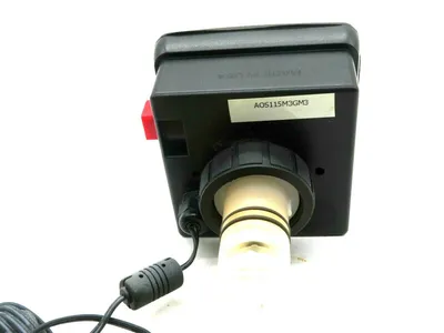 REPAIRED BLUE WHITE IND. AOS115M3GM3 DIGI-METER F-2000 115V 1.5"M/NPT GPM