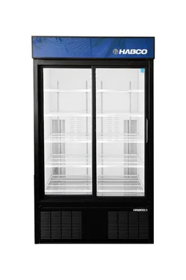181-0020 Habco ESM42HC Double Sliding Door Self-Contained Cooler