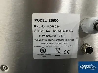 USED Markem Markem Fume Extractor, Model ES500