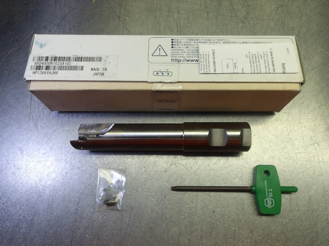 Mitsubishi 1" 2 Flute Indexable Coolant Thru Endmill BXD4000R162SA16S (LOC1689)