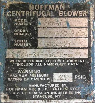 USED HOFFMAN 38602