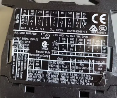 Eaton DILM7-10 XTCE007B10(BIN354)