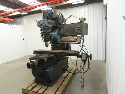 Servo Servo II Knee Mill Milling Machine 10X54" Bed 5Hp 240VAC 3Ph *Read