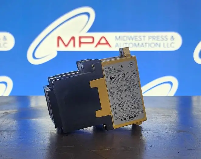Used ALLEN-BRADLEY 700-P400A1 SER B TYPE P BULLETIN 700 AC CONTROL RELAY Relays & Switches Michigan US | Midwest Press and Automation #618366