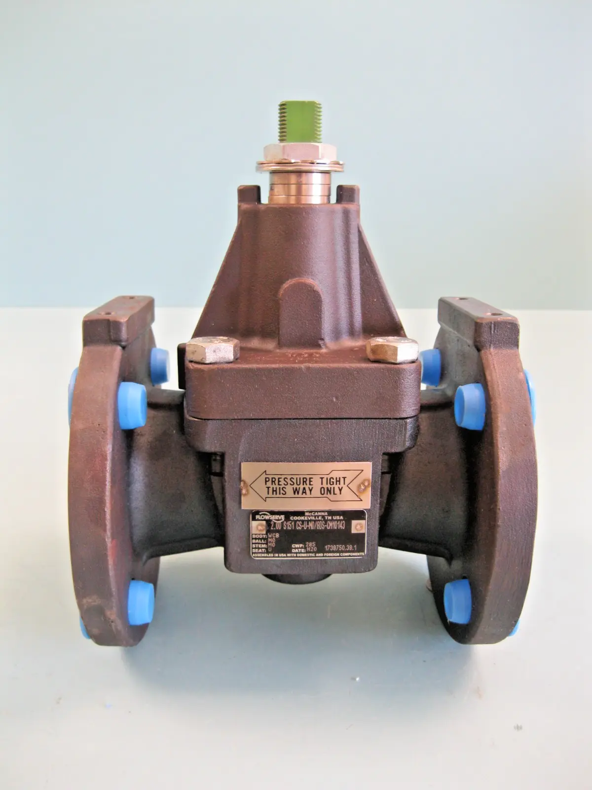 NEW 2" 150# McCanna Flowserve WCB 2.00 S151 CS-U-M0/8DS-CM10143 Ball Valve D5