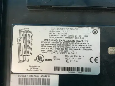 Used GE FANUC ES1522R Automation Control (HMI) Ohio US | HGR 24 #1455361