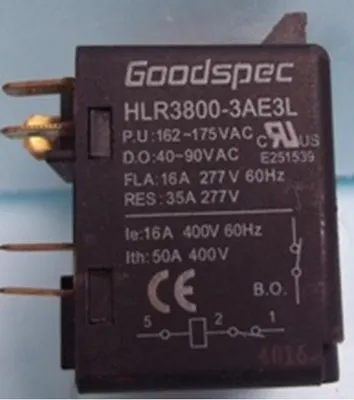 QTY. 1. GOODSPEC HLR3800-3AE3L P.U.: 162~175VAC D....
