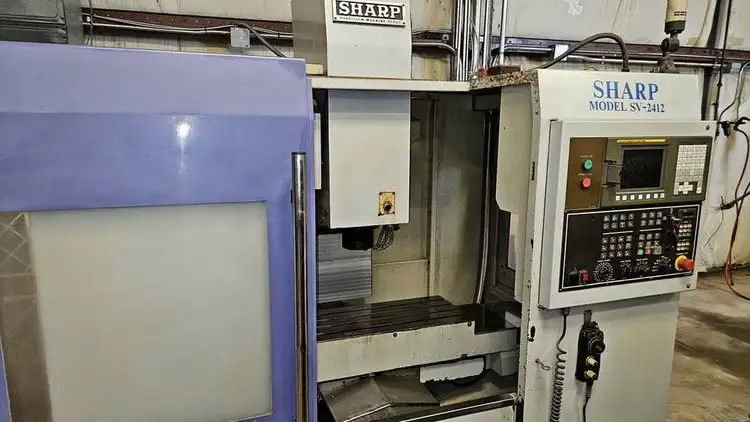 Used 2006 SHARP SV-2412 Vertical Machining Centers Ohio US | Toolquip, Inc. #919715