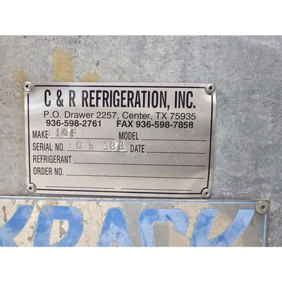 Used Krack Corp Air-Cooled Evaporator Coil Refrigeration Heat Exchanger