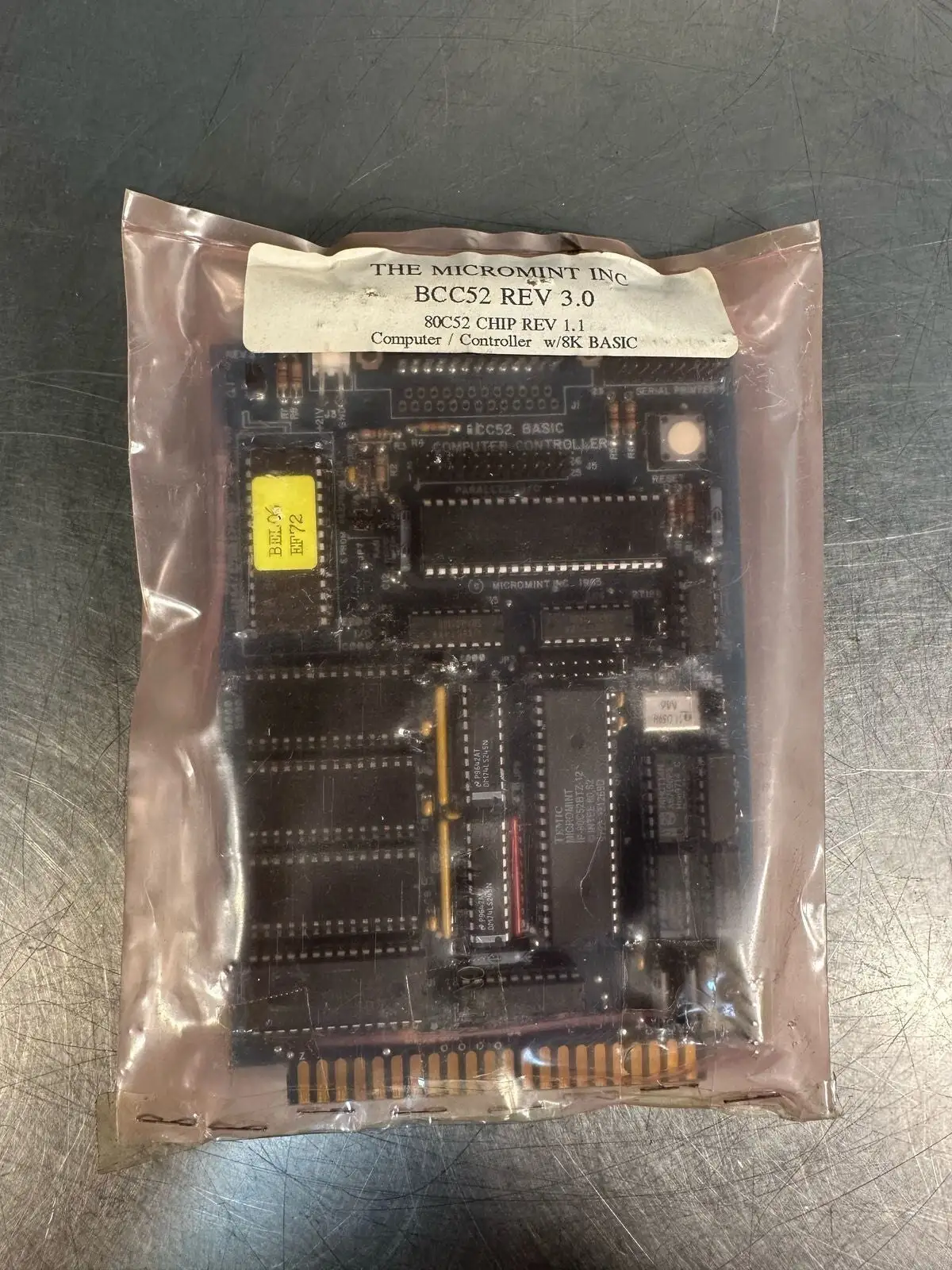 Micromint BCC52 Rev. 3.0 80C52 Chip Rev 1.1 w/ 8K Basic (6.4.4)