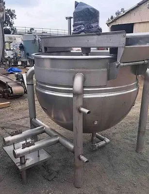 Kettle, 200 Gallon, S/St, Jkt, Agit, Hamilton #S745043