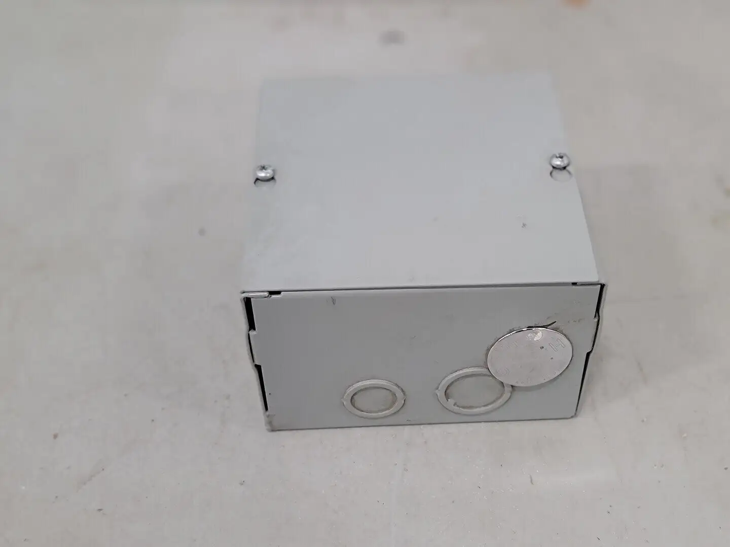 6"x6"x4" Screw Cover Junction Pull Box, 8 Knockouts
