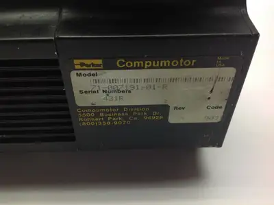Used Parker Compumotor Brushless Servomotor 200V 3.5A 5300 RPM Servo Motors Michigan US | Maverick Industrial Sales #1395294