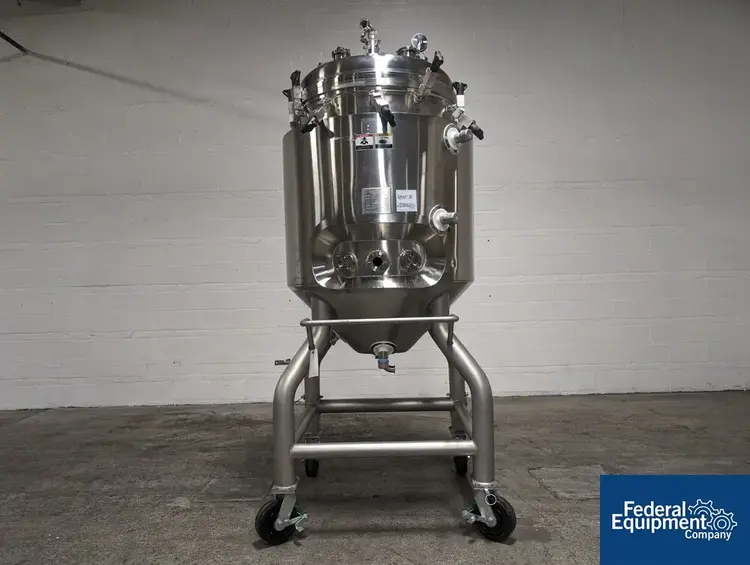 Used A&M Process 500 Liter A&B Process Receiver Tank, 316 S/S, 44/150# Stainless Steel Tanks Ohio US | Federal Equipment Company #127389