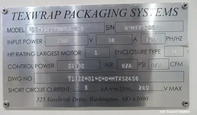 USED TEXWRAP ST-1607SSR