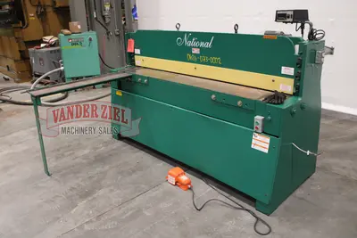 Used NATIONAL NH7225 Power Squaring Shears (Inch) Michigan US | Vander Ziel Machinery Sales #1302661