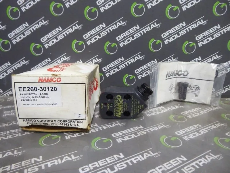 Namco EE260-30120 Cylinder Inductive Proximity Sensor New