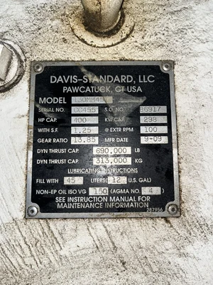 USED DAVIS STANDARD XP EXPRESS
