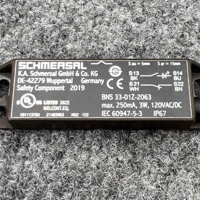 Used Schmersal BNS33-01Z-2063 Proximity Sensors California US | Davliegogo LLC #1706014