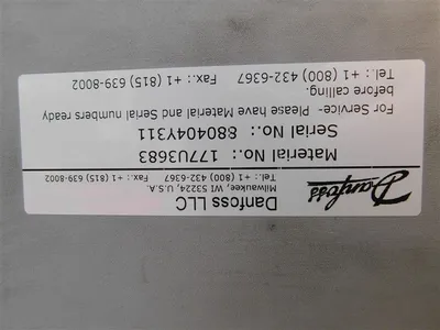 Danfoss VLT FC-102P7K5T2E21H1XGX7XXSXXXXAXBXCXXXXDX HVAC Drive 10 HP/7.5kW Used