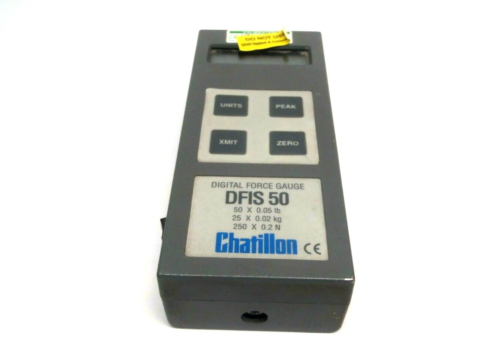 Used Chatillon Gray Case Digital Force Gauge 50 x 0.05 lb Dynamometers Michigan US | Maverick Industrial Sales #1398478
