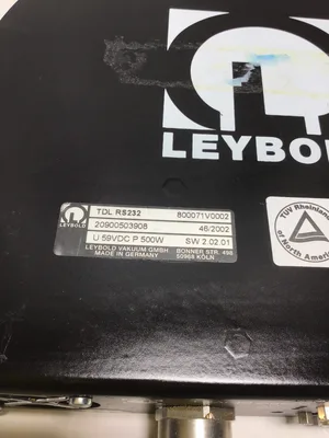Leybold TDL RS232/20900503908 Turbo Drive L Frequency Converter