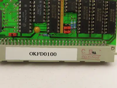Celio OKFD0100 Graphic Art PLC Slot Rack Control Card 	Viscolor 2200
