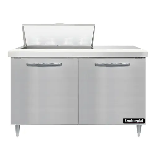 Continental D48N8 48" Designer Line Sandwich/salad Prep Table W/ Refrigerated Base, 115v