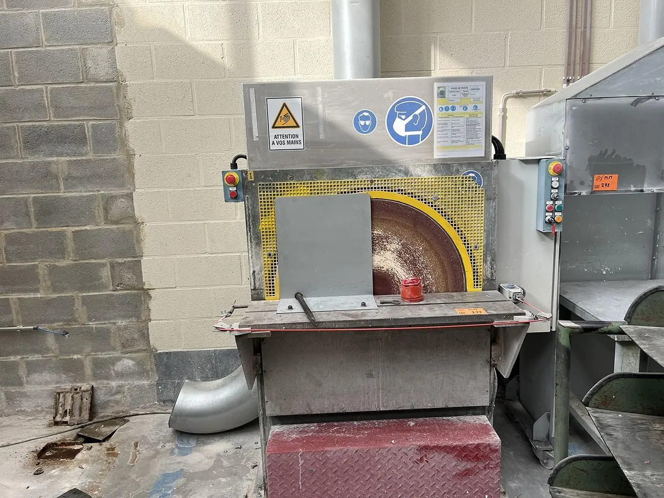 USED DANOFLEX Ø 800 MM CYLINDRICAL ABRASIVE GRINDING