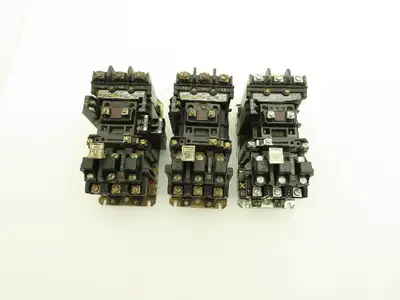 Allen Bradley 509-AOD Motor Starter 3Ph 575v 5Hp Overload Relay NEMA 0 Lot of 3