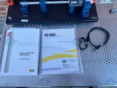 USED OGP SMARTSCOPE FLASH 500 MULTISENSOR VIDEO MEASURING SYSTEM W/ EXTRA PARTS
