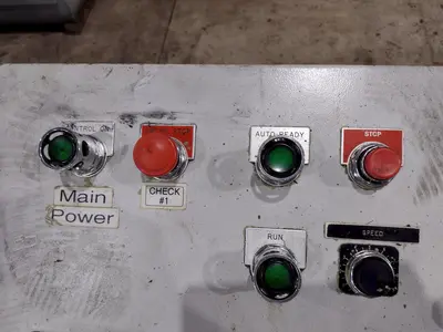 18” X .175”  X 8,000 LBS CWP MODEL #SFAC4-20 SPACE-SAVER AUTOMATIC DOUBLE END SERVO COIL FEED LINE: STOCK #22215