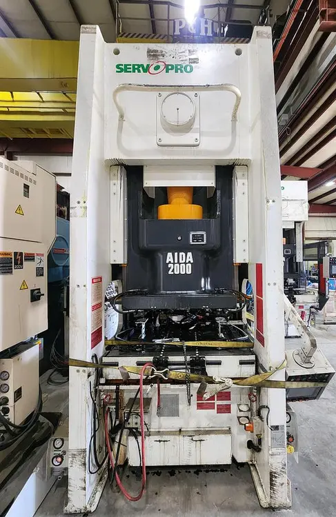 Used 2012 AIDA NS1-2000 (D) SERVO PRESS Straight Side Presses | Midwest Press and Automation #577634