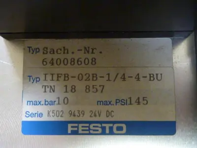 USED FESTO IFB8-02