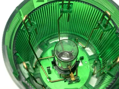 Used WERMA Green Permanent Light Element 70mm Diameter 12-230VAC/DC GN Light Source Equipment Michigan US | Maverick Industrial Sales #1402307