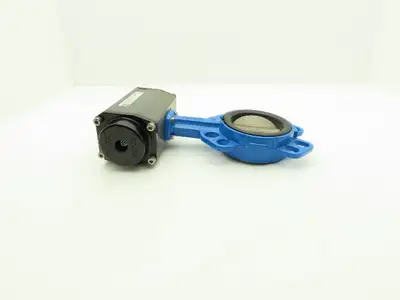 Tri-Matic AG 12065077 4" Wafer Butterfly Valve w/Pneumatic Spring Actuator