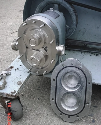 USED WAUKESHA MODEL 3 LOBE TYPE PUMP 3
