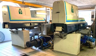 (2) Andritz/Guinard D3L NC 30B HP decanter centrifuges, 316SS.