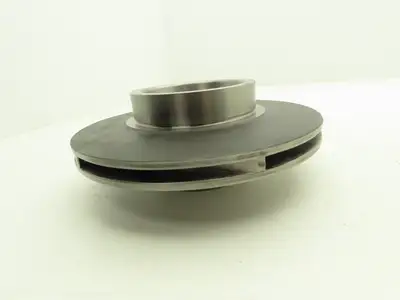 Centrifugal Pump Impeller 60mm Keyed Bore 203mm OD Steel
