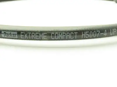 Parker H5007-4 Extreme Compact 1/4" x 90"  Hydraulic Hose Female JIC Swivel Ends