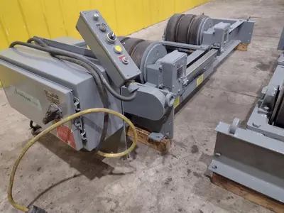 20 TON ARONSON MODEL #WWR-20 POWERED TANK TURNING ROLL SET WITH DRIVE & IDLER: STOCK #22313