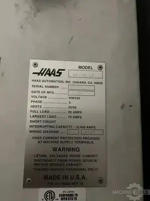 USED 2004 HAAS VF-7B/40