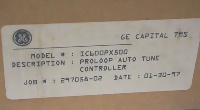 USED GE FANUC IC600PX500