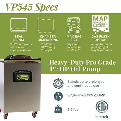 NEW VACMASTER VP545