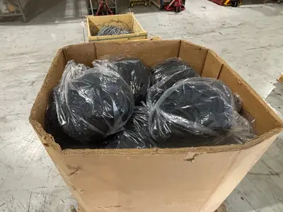 Used Incord Baynets LOT of 17 sections, and misc. hardware and cables Pallet Racking Michigan US | Maverick Industrial Sales #1401059