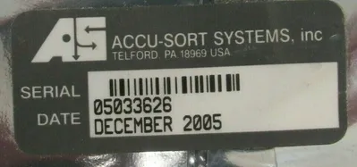 NEW ACCU-SORT 1000026320 EXPANSION MODULE EM50 W/1000016277 REMOTE DISPLAY GP018