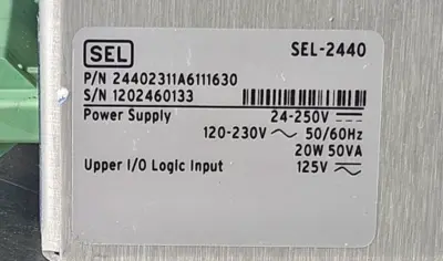 DPAC SEL-2440 Discrete Programmable Automation Controller (BIN635)