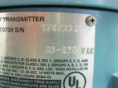 USED Micro Motion RFT 9739 E4SUJ