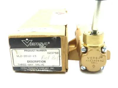 NEW VERSA VALVES VLZ-3512-15 3WAY SAFETY VALVE BRASS VLZ3512 VLZ351215