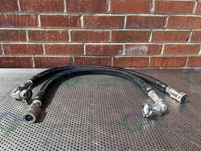 USED HUBER INSULATED CHILLER HOSE 54" W/ DIXON FS-8VF8-SS 1" QUICK DISCONNECT